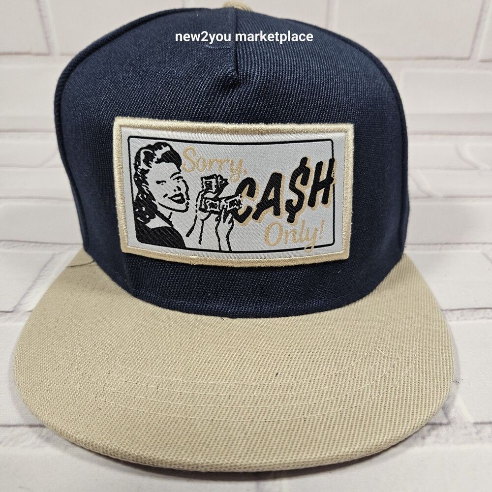 Sorry Cash only hat trucker hat snapback mens cap brand new baseball cap